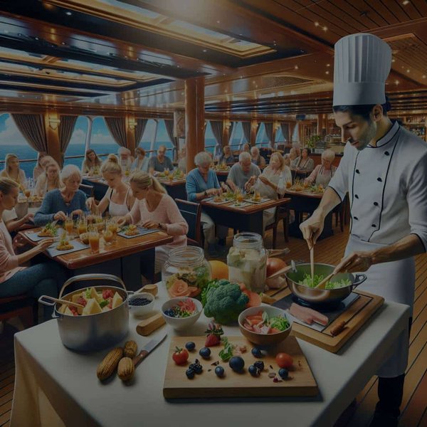 Quelle croisière propose des ateliers de cuisine végétalienne avec des chefs célèbres?